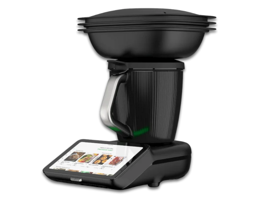 Siyah Thermomix TM7 mutfak robotu