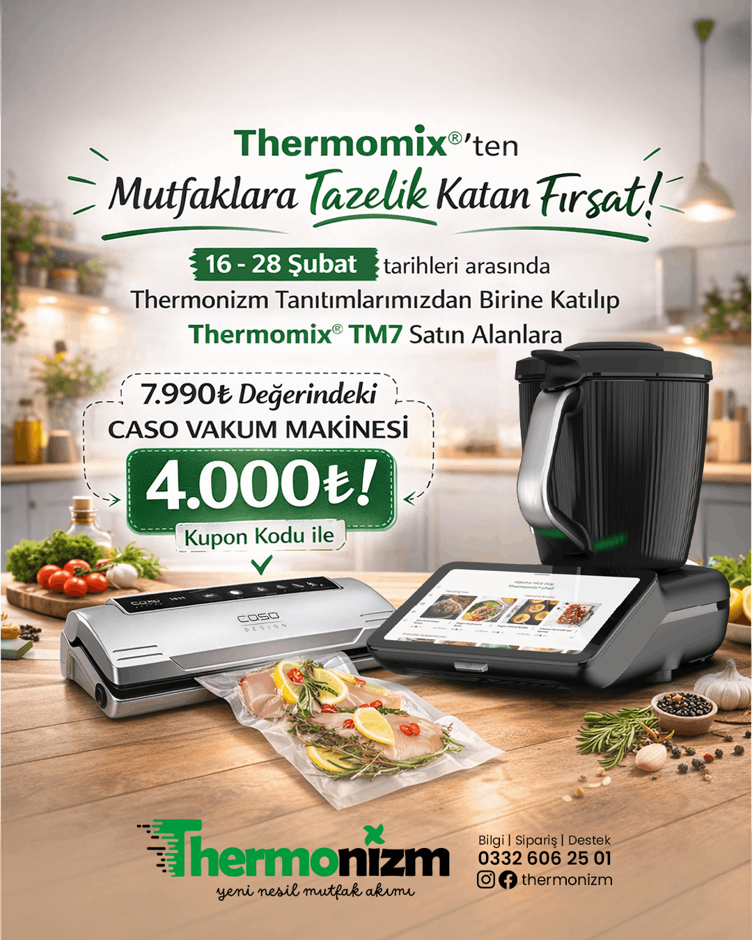 Caso VC10 Vakum Makinesi Özellikleri